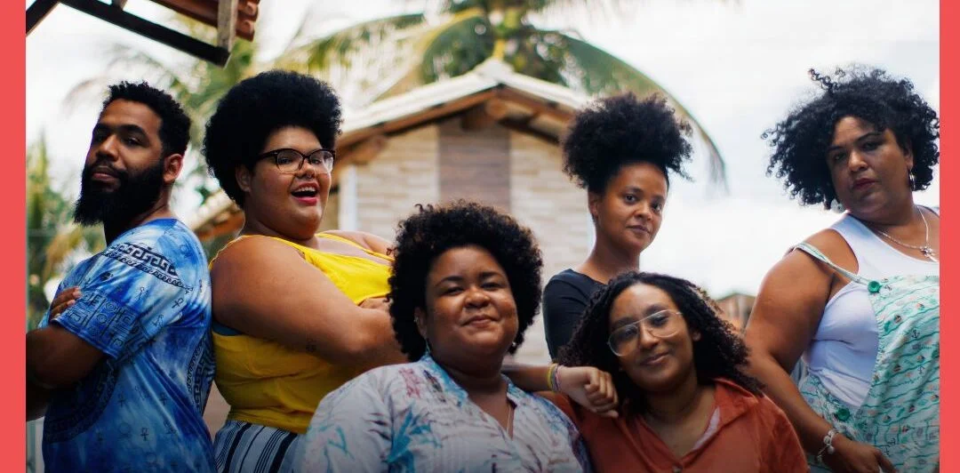 close-up image of group of people